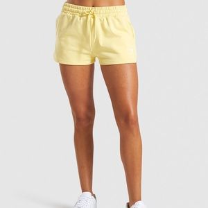 Gymshark yellow ease shorts